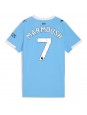 Manchester City Omar Marmoush #7 Replika Hemmakläder Dam 2025-26 Kortärmad